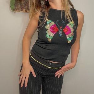 Y2K Butterfly Dream Top 🦋